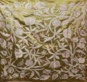 SILK-EMBROIDERED SILK TEXTILE
