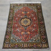 SILK HEREKE SCATTER RUG, 5 FT