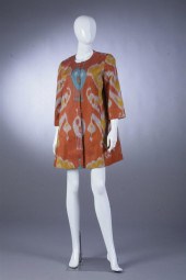 SILK IKAT JACKET. Size medium.