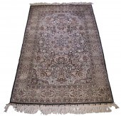 SILK ISPHAHAN CARPET (4'11" X