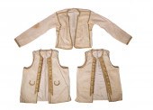 SILK JACKET AND VESTS WITH GOL