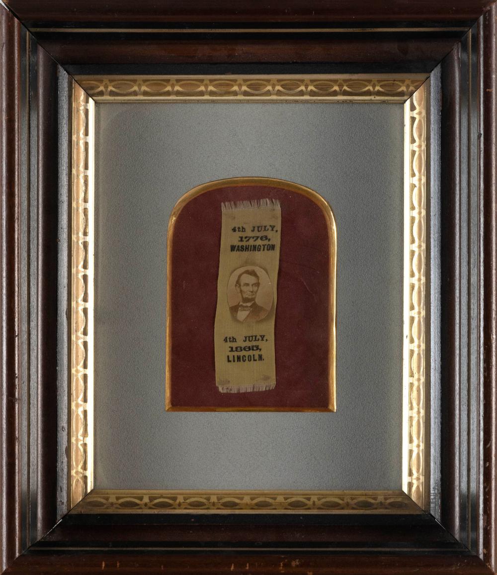 SILK MEMORIAL LAPEL RIBBON 19TH