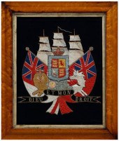 Silk nautical embroidery, Brit