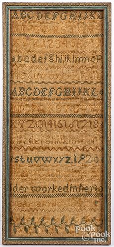 SILK ON LINEN NEEDLEWORK BAND