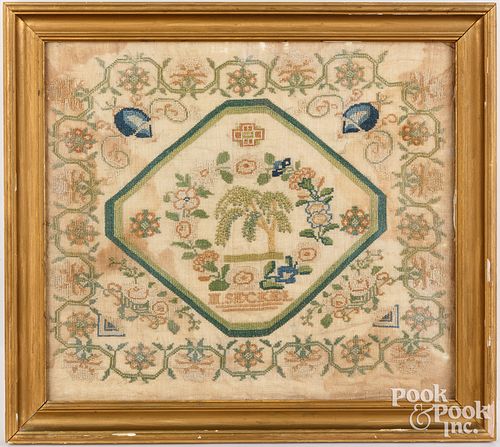 SILK ON LINEN NEEDLEWORK
