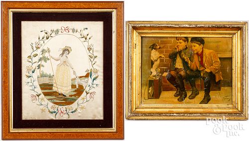 SILK ON SILK ENGLISH NEEDLEWORK,