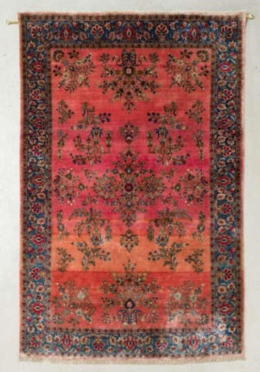 SILK ON SILK KASHAN RUGA fine