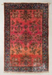 SILK ON SILK KASHAN RUGA fine