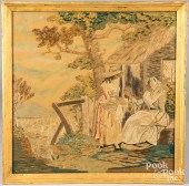 SILK ON SILK PICTORIAL EMBROID