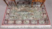 SILK ORIENTAL THROW RUGSilk Or