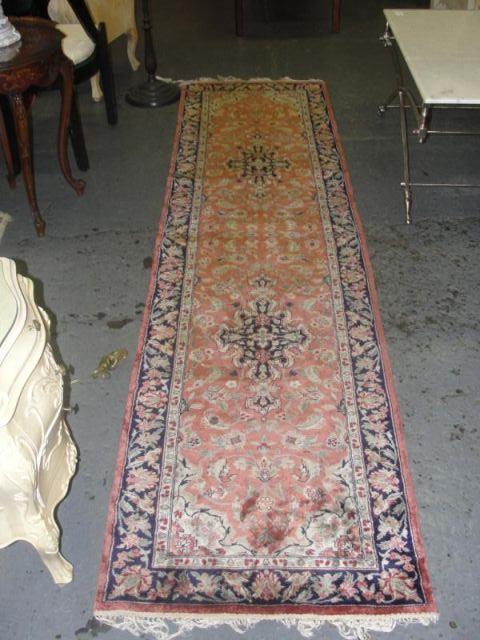 Silk Runner with Pink Flowers. From