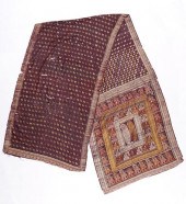 SILK SARI, INDIA, LATE 19TH C.