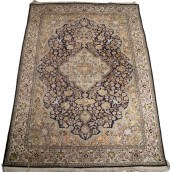 SILK TABRIZ RUG (3'7" X 5'4")