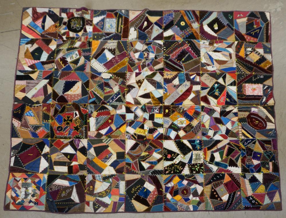 SILK, VELVET AND COTTON PATCHWORK