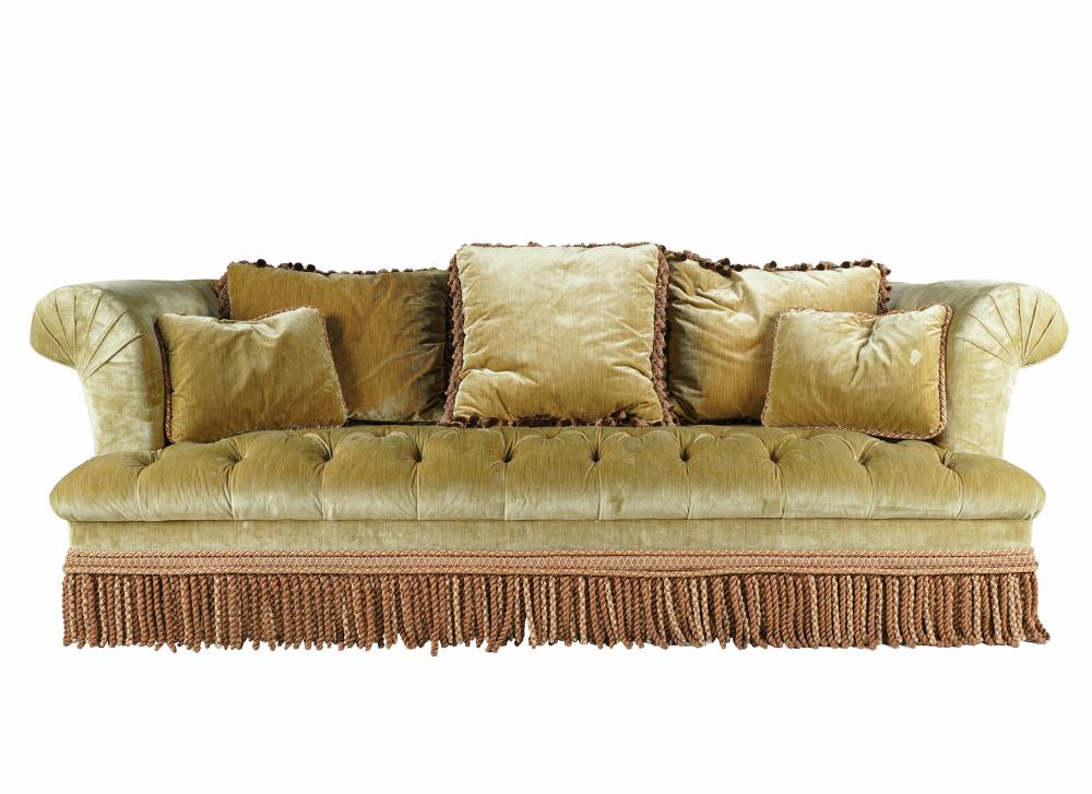 SILK VELVET UPHOLSTERED