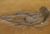 SILVA, 20TH CENTURY, RECLINING