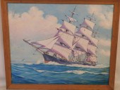 SILVA FERNANDES SHIP PAINTINGM