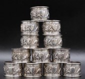 SILVER. (12) INDIAN COLONIAL S