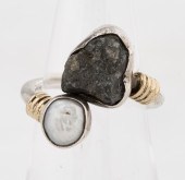 SILVER & 14K YELLOW GOLD ROUGH