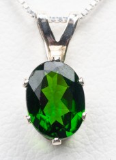SILVER 1.50CT, OVAL CHROME DIO