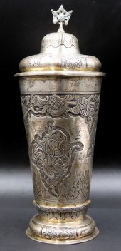 SILVER. 18TH C RUSSIAN SILVER