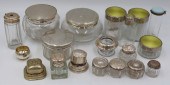 SILVER. 19 PC. COLLECTION OF V