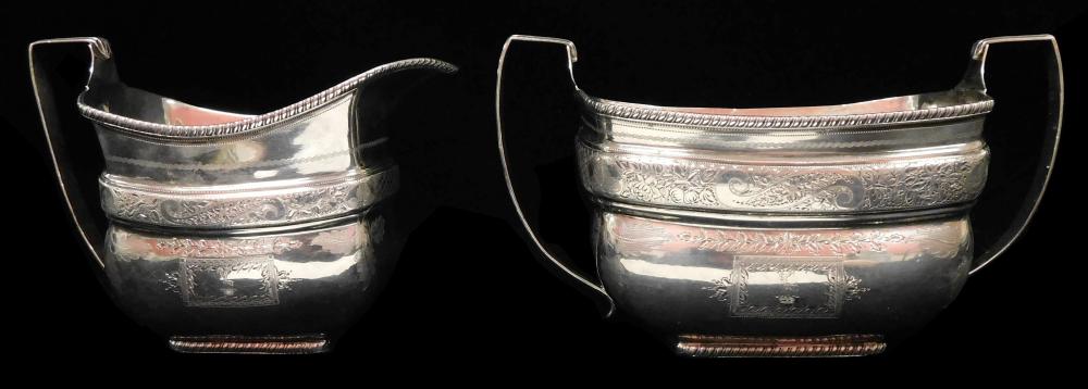 SILVER: 19TH C. MATCHING CREAMER