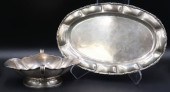 SILVER. 2 PCS. OF SIGNED MEXIC