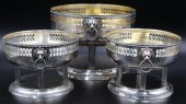SILVER. (3) PC. GERMAN HUGO BO