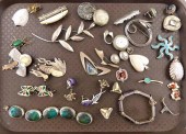 SILVER: 30+ PIECES OF JEWELRY,