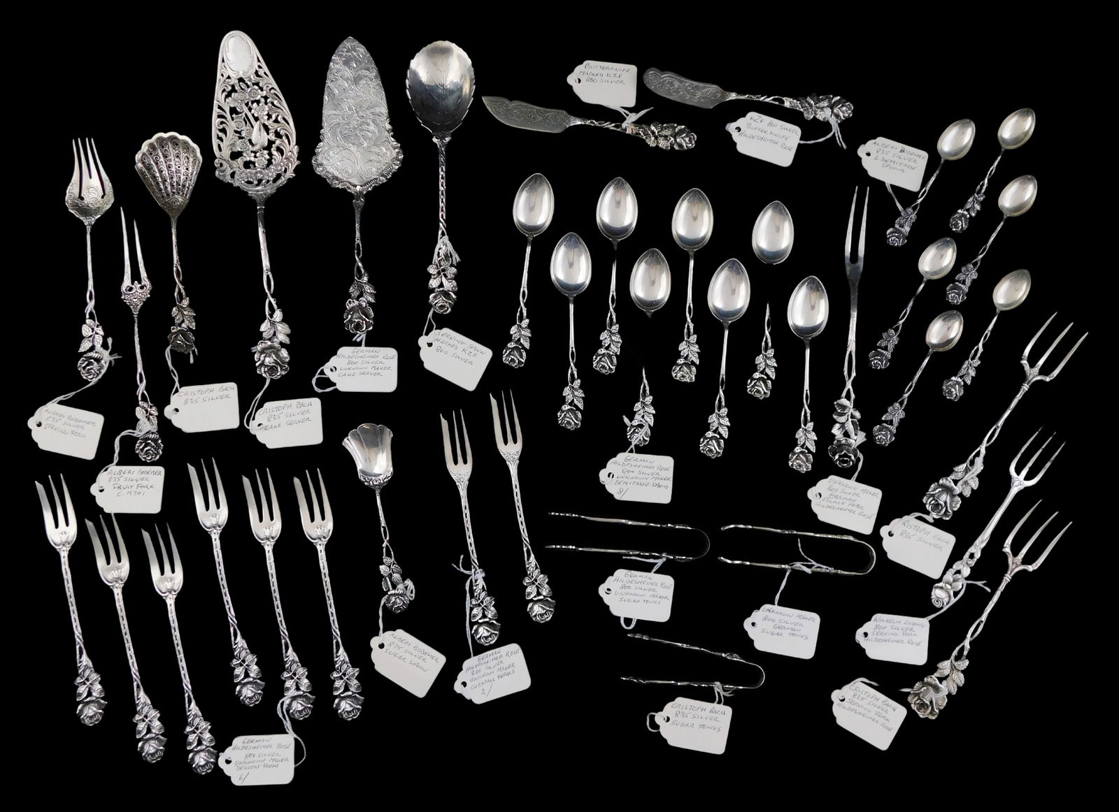 SILVER: 35+ PIECES OF "HILDESHEIMER