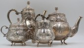 SILVER. 4 PC. GERMAN .800 SILV