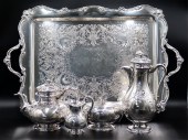 SILVER. 4 PC. GERMAN LOTH SILV