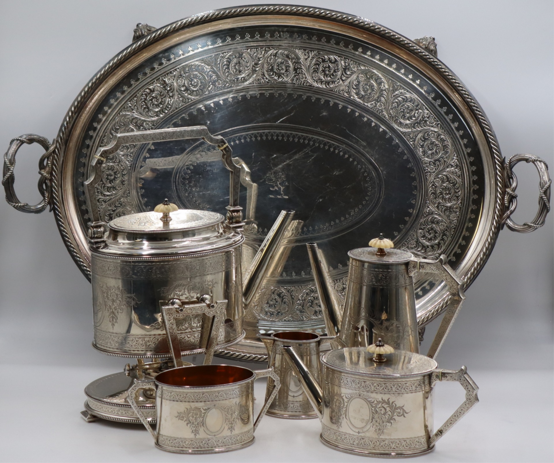 SILVER. (5) PC. ENGLISH SILVER