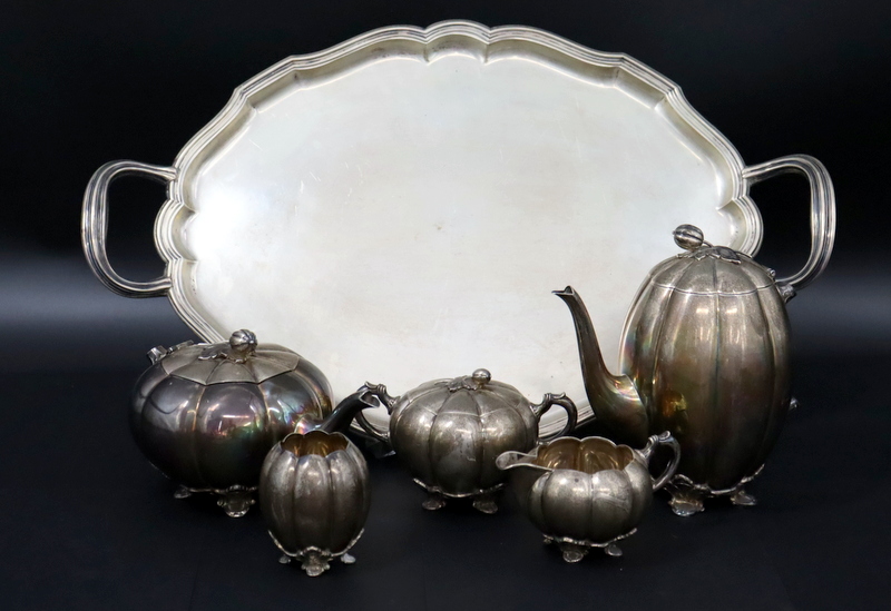 SILVER. (5) PC. NETHERLANDS .833