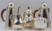 SILVER. (5) PIECE ENGLISH SILV