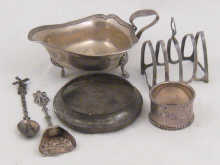 Silver; a napkin ring Sheffield