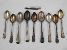 Silver. A set of six Sheffield 1906