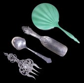 SILVER ACCESSORIES Lot of (4)