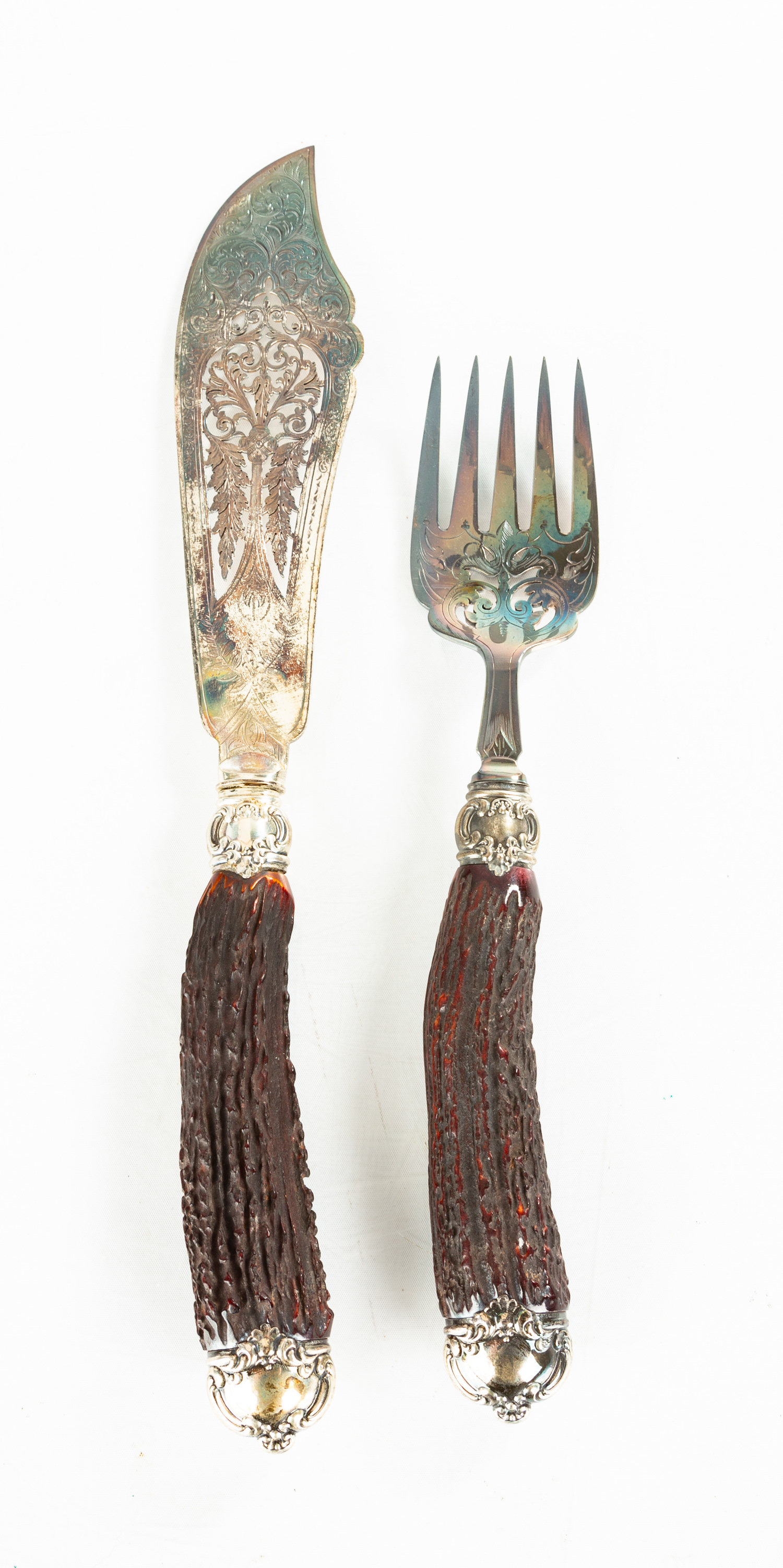 SILVER AND ANTLER FISH SERVICE Late