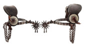 SILVER AND BRONZE BANDED SPURS