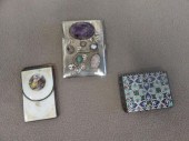 Silver and Enamel Lot.Includes