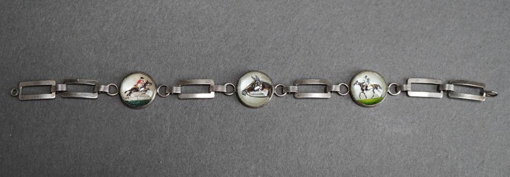 SILVER AND REVERSE CRYSTAL INTAGLIO