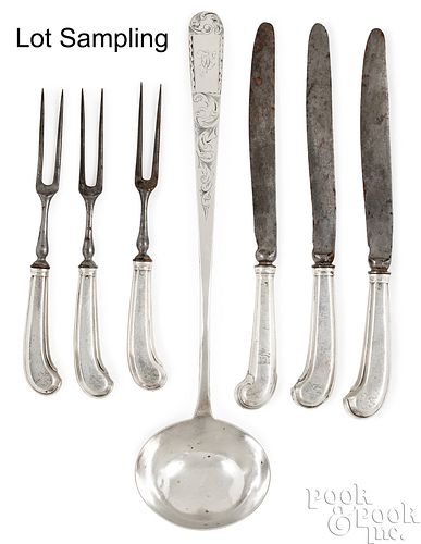 SILVER AND STEEL FLATWARESilver and