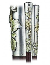 SILVER ART NOUVEAU DRESS CANEC