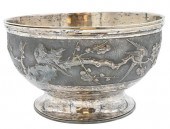 SILVER ASIAN STYLE BOWL, HAVIN