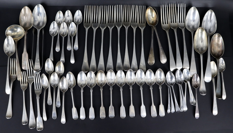SILVER. ASSORTED ENGLISH SILVER