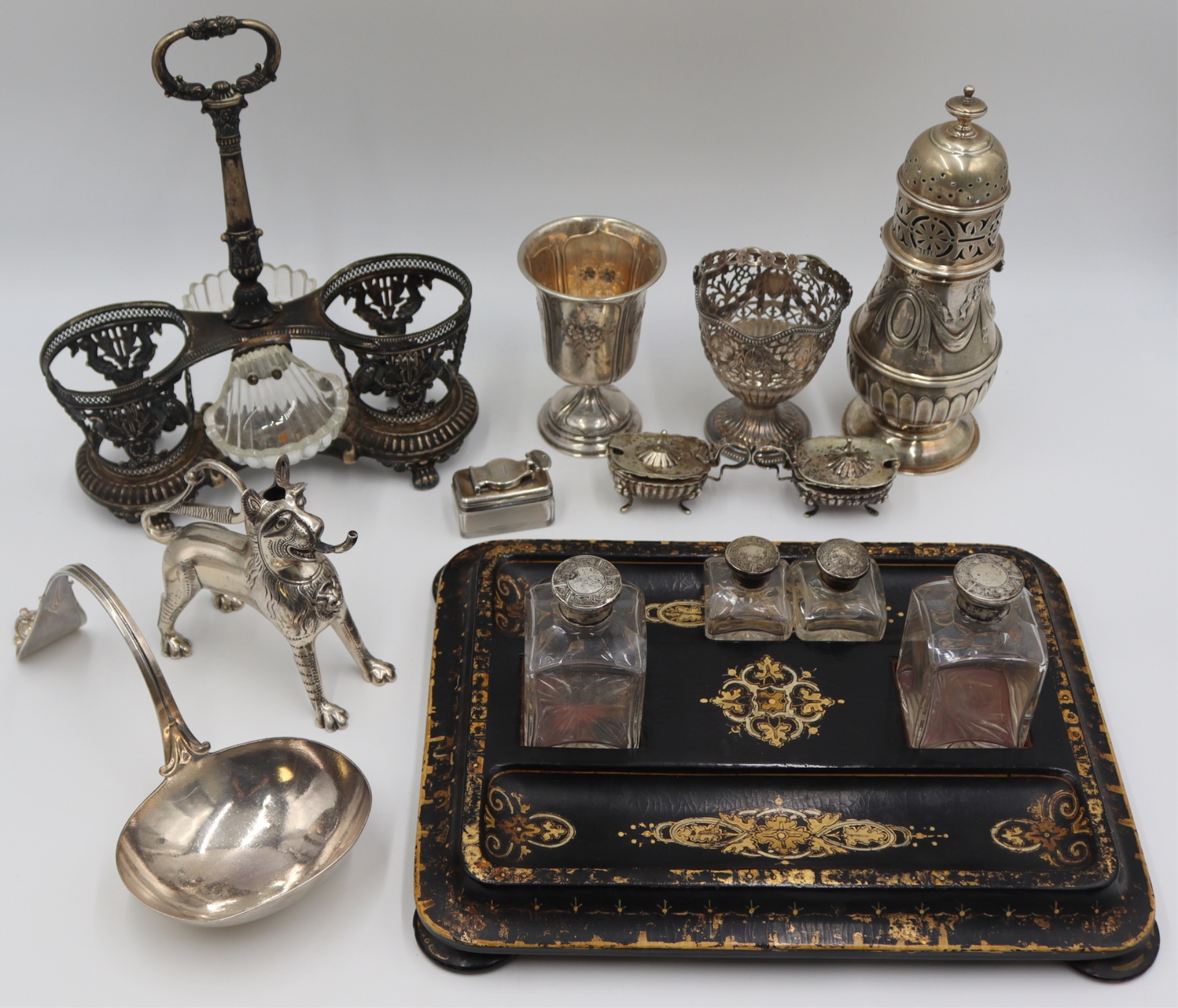 SILVER. ASSORTED GROUPING OF