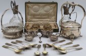 SILVER. ASSORTED GROUPING OF C
