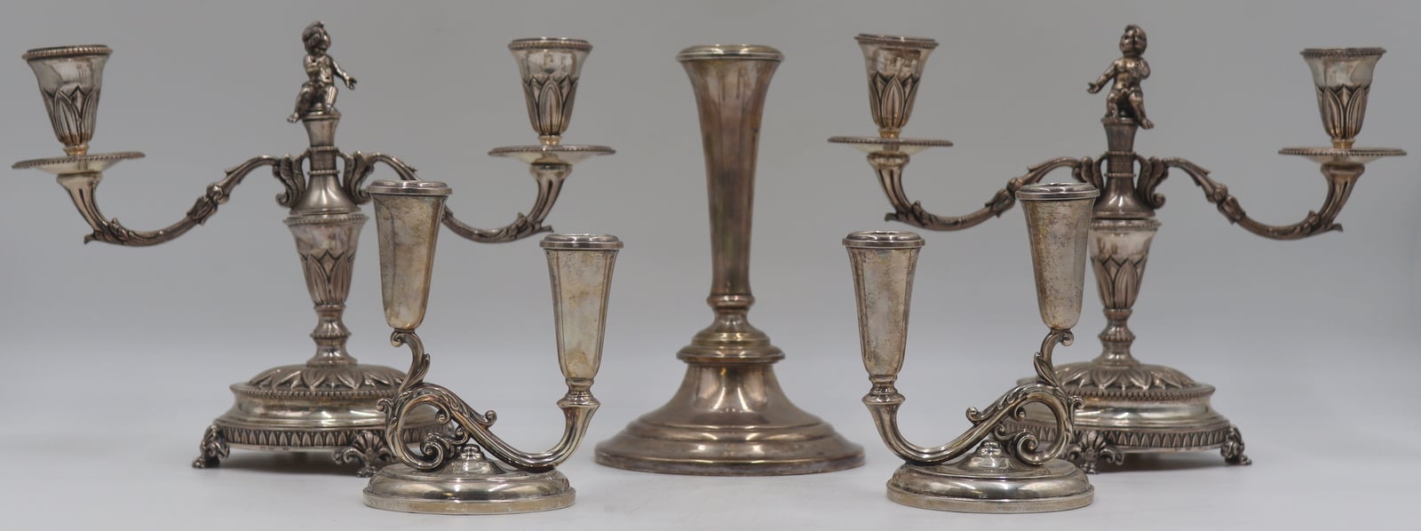 SILVER. ASSORTED GROUPING OF SILVER